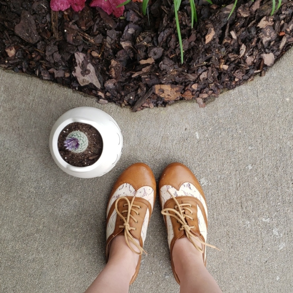 Oxford style flats❤